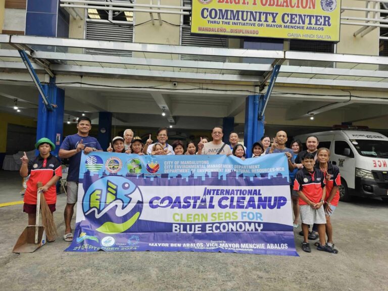 Sabay-sabay, Tulong-tulong para sa isang adhikain. “International Costal Clean-up campaign – Clean Seas for Blue Economy.